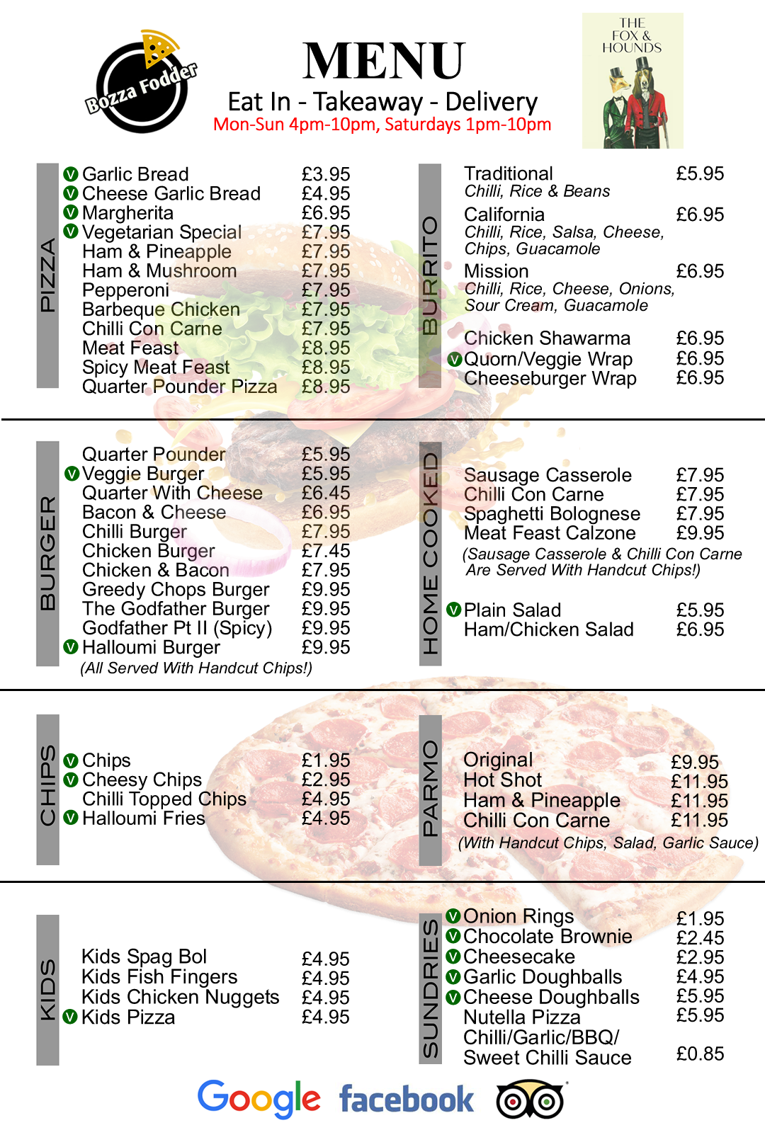 Bozza Fodder Great Food Delivery In Boroughbridge order food online